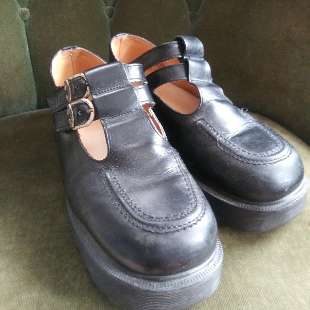 Vintage Double Buckle Dr. Martens Mary Janes